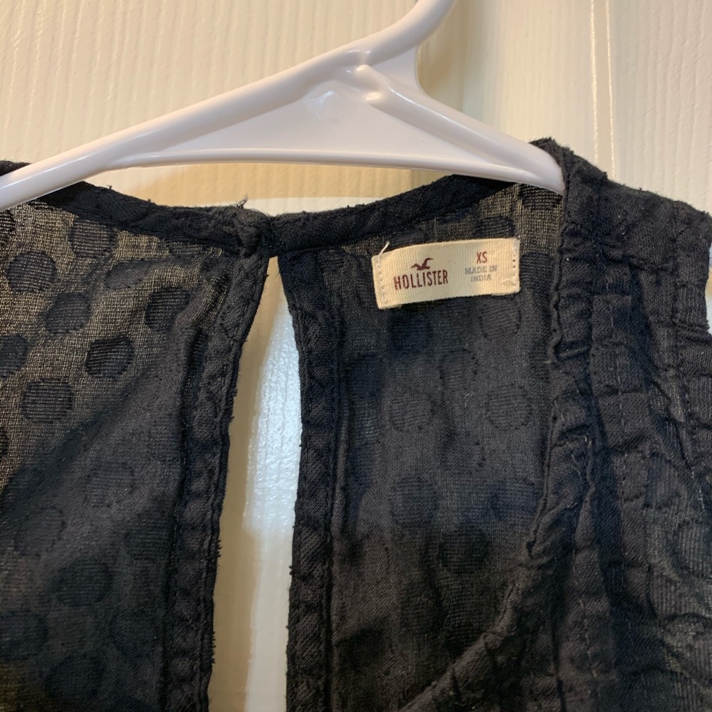 Shirt Hollister black size XS excellent condition - Picture 4 of 7